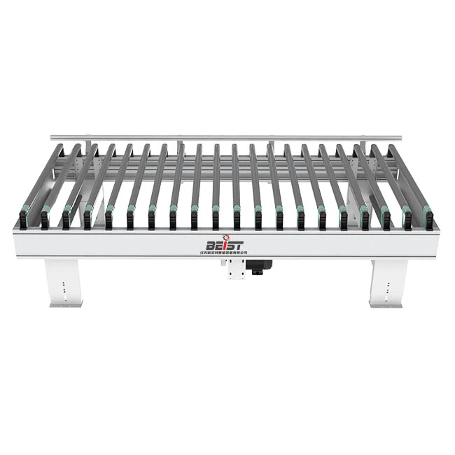 Rollower transportador de rolos alimentado